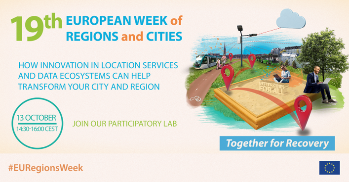 EULocation's tweet photo. Read our new report on #location data and #publicservice and join us in our #participatory lab at #EURegionsWeek 
Read here🧐https://t.co/7Ssdk5pvvs
Register here 😉https://t.co/C4JIDx1Azy https://t.co/0OqTycFgSr
