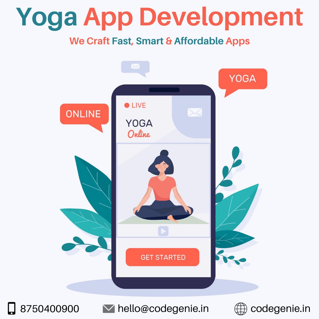 CodeGenie_'s tweet image. CodeGenie.in is a leading Web &amp;amp; Mobile App Development Company in Delhi offers best website, app &amp;amp; custom softwares.

Book a free consultation now!
Contact on: +91-8750400900
Image Source - Freepik

#yoga #yogaappdevelopment #app #html #php #jquery #css2021 #Swift #ios