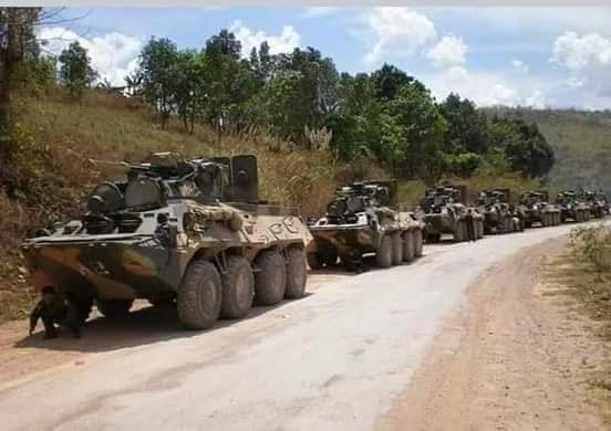 Myanmar's Military Junta is preparing ground offensive against Sagaing Region &amp; Chin State.
Oct 12, 2021

#HelpSagaing 
#NoFlyZoneInMyanmar 
#WhatsHappeningInMyanmar