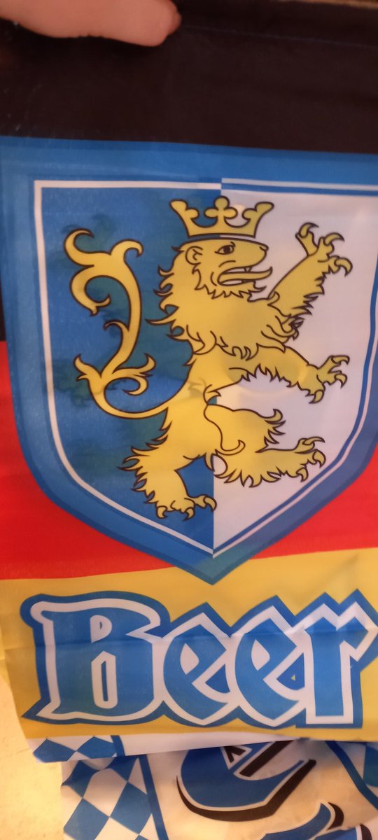 Our Bavarian banners have arrived 🙌 only 4 days to go!!!