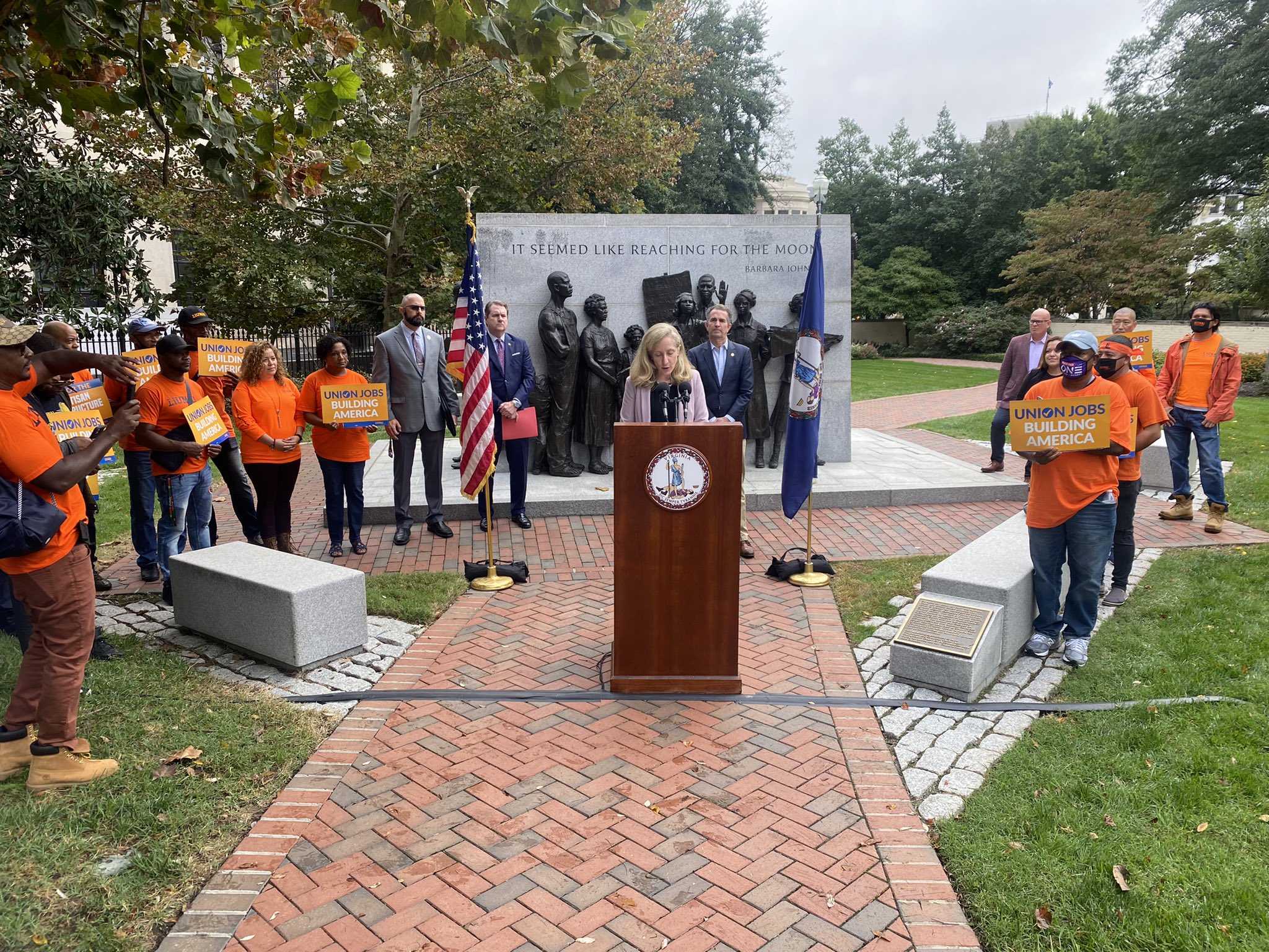 Jackie DeFusco on Twitter "RepSpanberger and GovernorVA are at the
