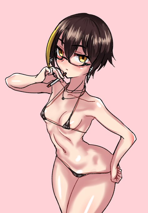 心童ゆきさんマイクロビキニ絵(NSFW注意) 