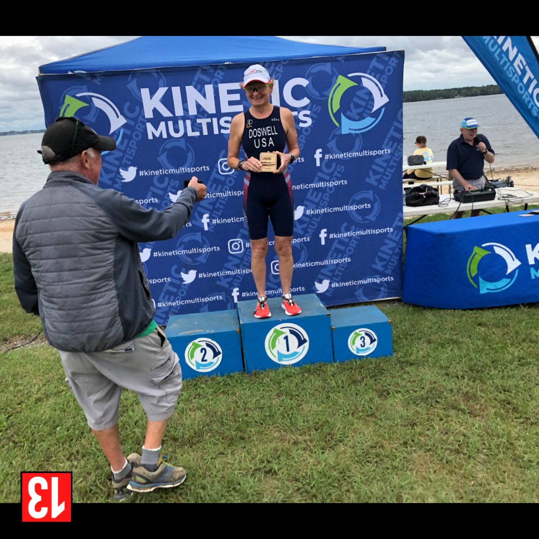 rideprothirteen's tweet photo. Congratulations to PROthirteen athlete Kathleen for winning her age group at the Pleasants Landing Sprint in Virginia!  

Working with Coach Lee, she has increased her average watts for the bike leg by 12.5%!  With better times to come for the rest of this season and 2022! https://t.co/IEKEwhi2eL