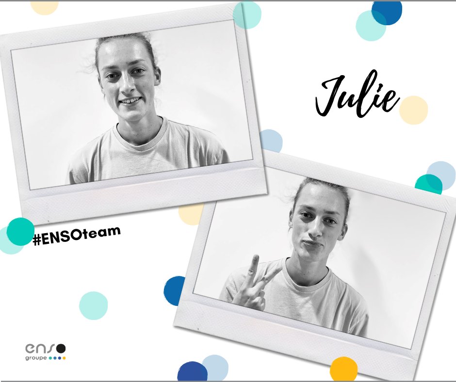 EnsoGroupe's tweet photo. [ENSOteam]

Une nouvelle collaboratrice a débarqué dans l'aventure Enso !

On vous présente Julie qui vient renforcer l'équipe de développement Armado.

Nous lui souhaitons la bienvenue chez nous !!

#Bienvenue #integration #nouvellerecrue 
#ensoteam #ensogroupe #armado #Interim https://t.co/wNHnty3qe1