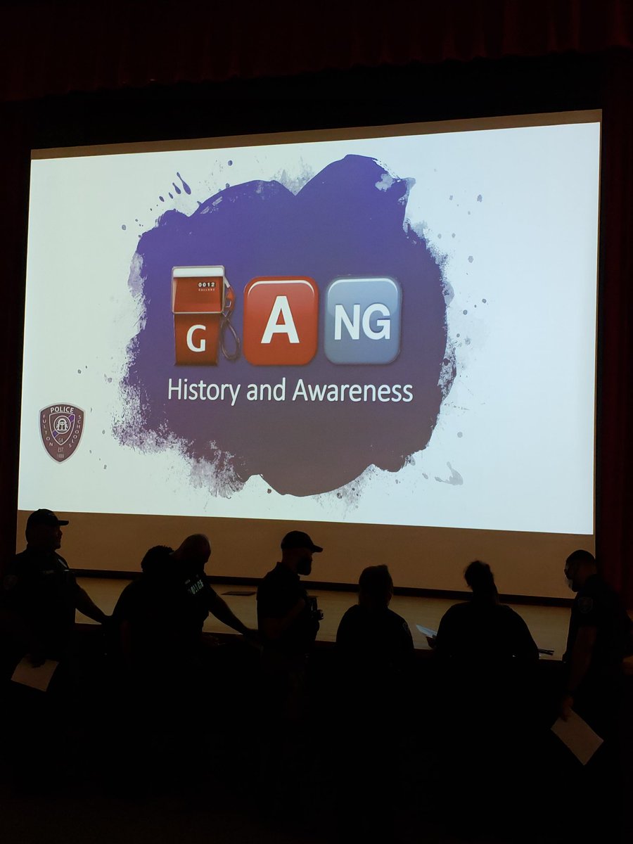 The best way to address any issue is to NOT be in denial and learn methods of identification and mitigation. Great training partnership between City of South Fulton and <a href="/FultonCoSchools/">FultonCountySchools</a> Police Departments to take a stand against gang activities within our communities..