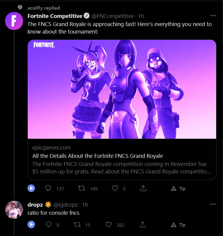 Smootchee1's tweet photo. @igdropz @FNCompetitive good stuff https://t.co/wwhRphhMMb
