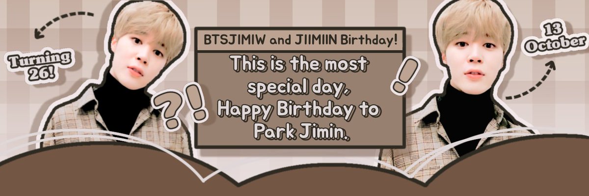 ㅤ
hai, milntual sekalian! jadi tanggal 13 Oktober aku ultah. *malu* janlup dateng ke ultahku karena tiada kesan tanpa kehadiranmu, chagila. ayo pake twibbie ini untuk ngerayain ultahku dan <a href="/btsjimiw/">JM.</a> yang ke-16 tahun! •ɞ• #pls_pake_gw_maksa

🖇 : twb.nz/milnmiw
ㅤ