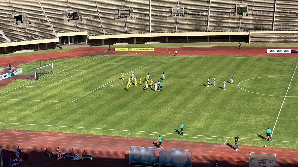 3SportsGh's tweet photo. HALF TIME 
Zimbabwe 🇿🇼 0-1 Ghana 🇬🇭
Thomas Partey ⚽️
#3Sports #WCQ2022 https://t.co/96WPhi9xKR