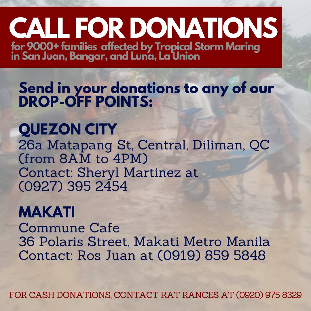 tinatonio's tweet photo. Please use transparent or white plastic bags for packing. This is a purely civilian, non-partisan relief effort. Thank you!! https://t.co/SnENzaw2Su