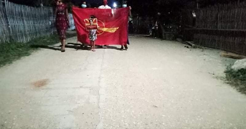 AlexMyanmar13's tweet photo. Residents of a community in Salingyi Tsp launched a night strike against military dictatorship by banging pots and pans.
#ASEAN_RejectSAC
#Oct12Coup
#WhatsHappeningInMyanmar 
#NoFlyZoneInMyanmar https://t.co/jY9BsvhrS2