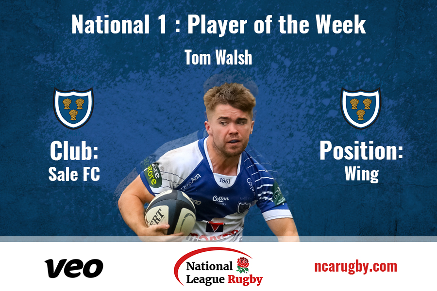 Here is National 1's Player of the Week from Round 6: 
<a href="/SaleFC/">Sale FC Rugby</a>'s Tom Walsh #Nat1
📸: <a href="/dr_gilyons/">Dr. Gareth Lyons</a>