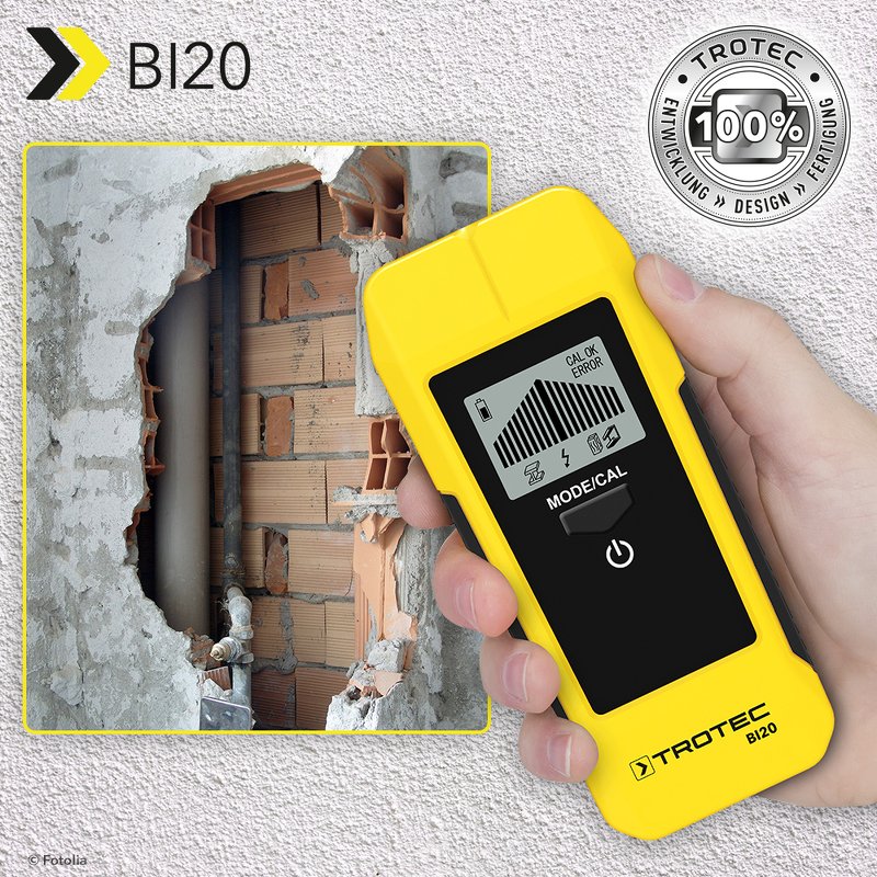 TROTEC24_ES's tweet photo. ¿Qué se esconde en la pared? ¿Metales ferrosos? ¿Metales no ferrosos? ¿Subestructuras de madera? ¿O incluso cables vivos? #Trotec, #Wallscanner, #BI20, #ubicación, #electricidad, #líneas, #madera, #metal, #obradeconstrucción, #conversión, #dispositivodelocalización https://t.co/BKY2c0YeMb