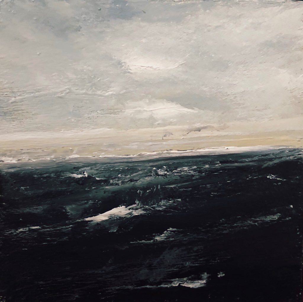 jaaysart's tweet image. My name’s storm and I enjoy painting stormy seascapes 🌊🌪 #PortfolioDay