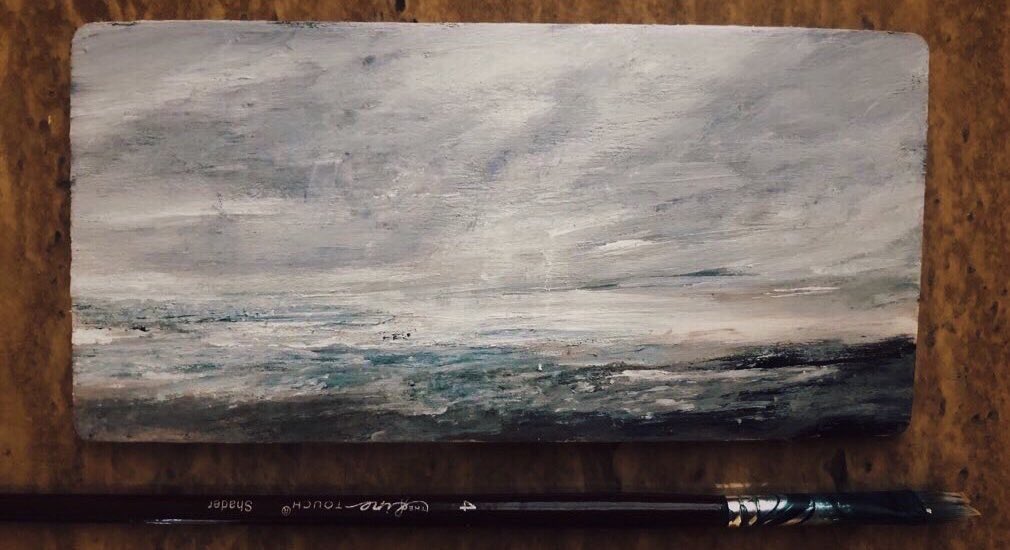 jaaysart's tweet image. My name’s storm and I enjoy painting stormy seascapes 🌊🌪 #PortfolioDay