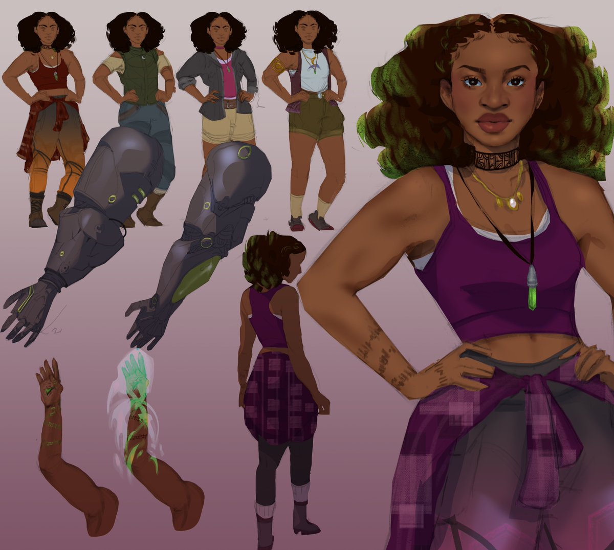 TallNQuirky's tweet image. 💕✨Hello #PortfolioDay ✨💕
                     and Happy               
        ✨✨#Blacktober✨✨

My name is Alecia, I&apos;m a concept artist, twitch streamer and I love, love colourful and chonky shapes. 

Links in the thread 💕