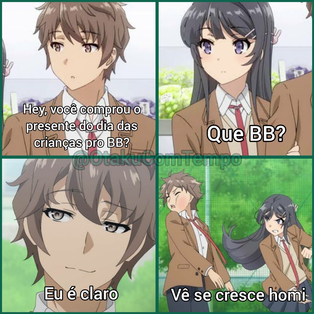 OCT - Memes de Animes on X: Feliz dia das crianças pro povo de todas as  idade skksksk  / X