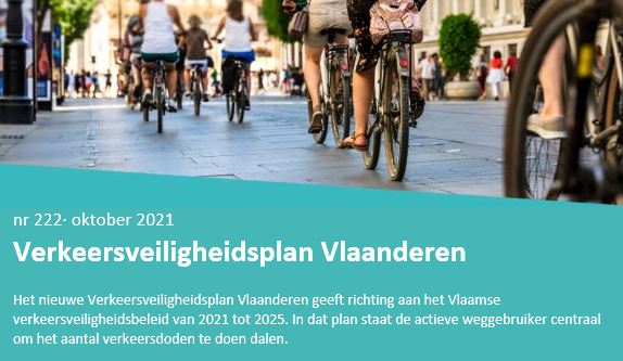 DepartementMOW's tweet photo. In de nieuwste #Mobiliteitsbrief wordt het Verkeersveiligheidsplan Vlaanderen 2021-2025 voorgesteld. Daarin staat de actieve weggebruiker centraal. Vlaanderen streeft naar 0 doden en zwaargewonden in het verkeer tegen 2050. 👉Check 
https://t.co/DLc0PNu3Pd. @LydiaPeeters https://t.co/7J9QGtxwWu