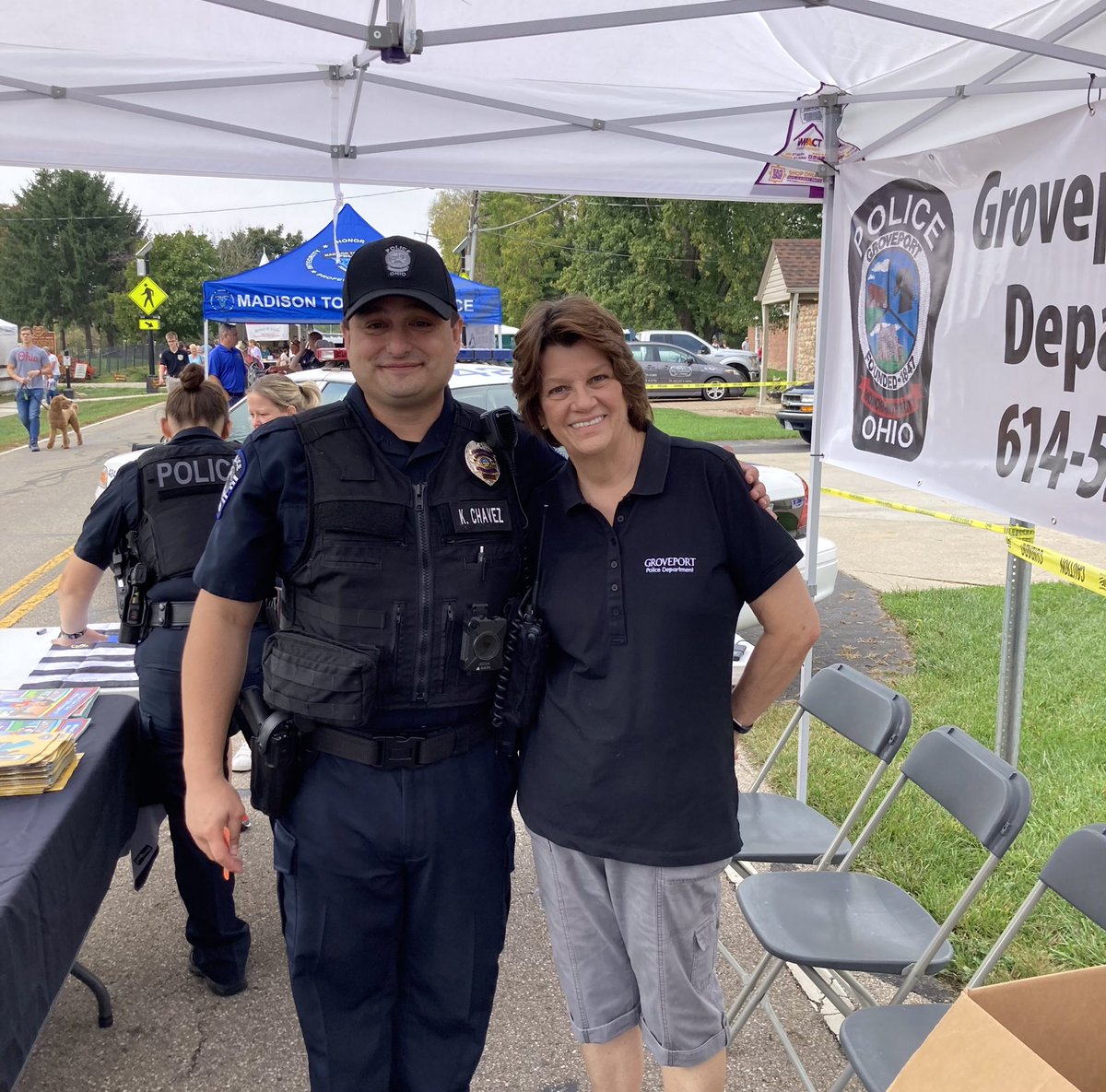 A few pics from our Apple Butter Day activities.  Our officers really enjoy this day celebrating Groveport’s history and getting to meet and visit with you all.