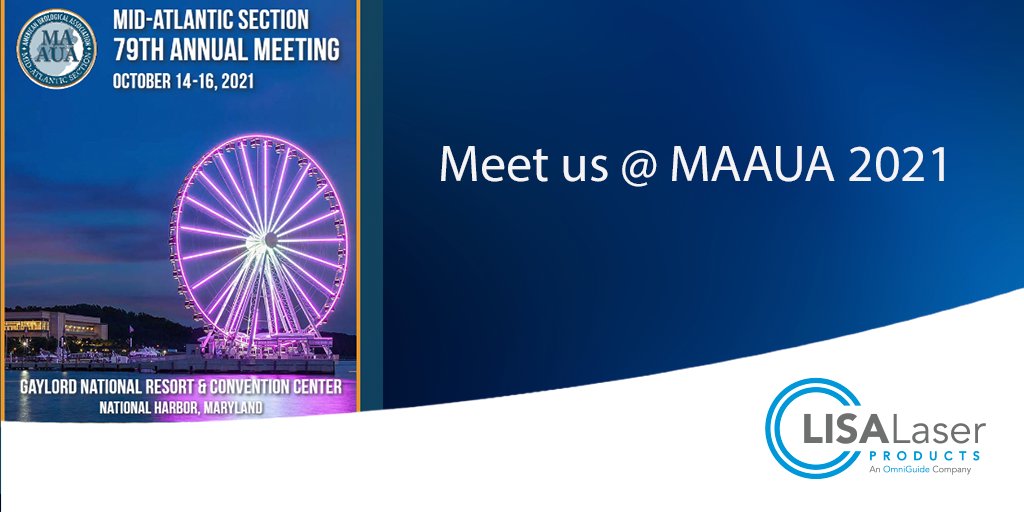 LISA Laser (@lisalaseruro) on Twitter photo We’re looking forward to meet you at the 79th Annual Meeting of the Mid-Atlantic Section
#urology #event #meetyou #UroSoMe We’re looking forward to meet you at the 79th Annual Meeting of the Mid-Atlantic Section
#urology #event #meetyou #UroSoMe