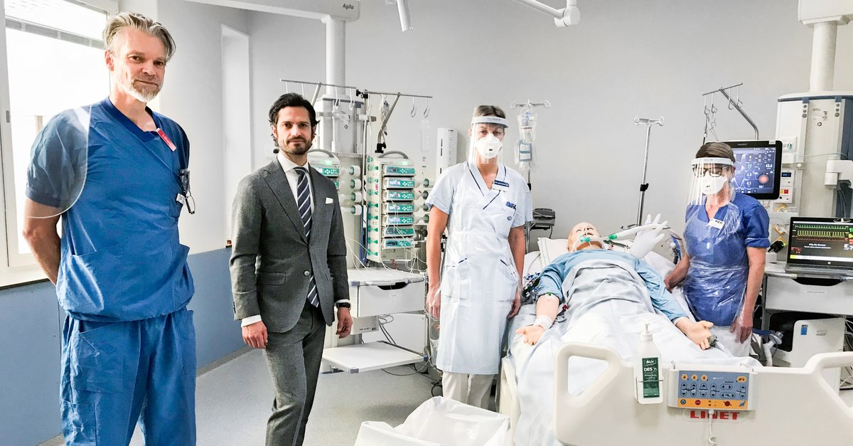 regionost's tweet photo. Idag fick Universitetssjukhuset i Linköping kungligt besök, när Anopiva gästades av Prins Carl Philip.
https://t.co/6pAAeni9iP https://t.co/C2jfTWRo0H