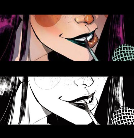OUT TODAY 🤡🔪JOKER #8 where I've drawn the ❌Punchline⭕️ back up! Go get it!

Colored by @marissadraws, which was a dream come true for me 💕 