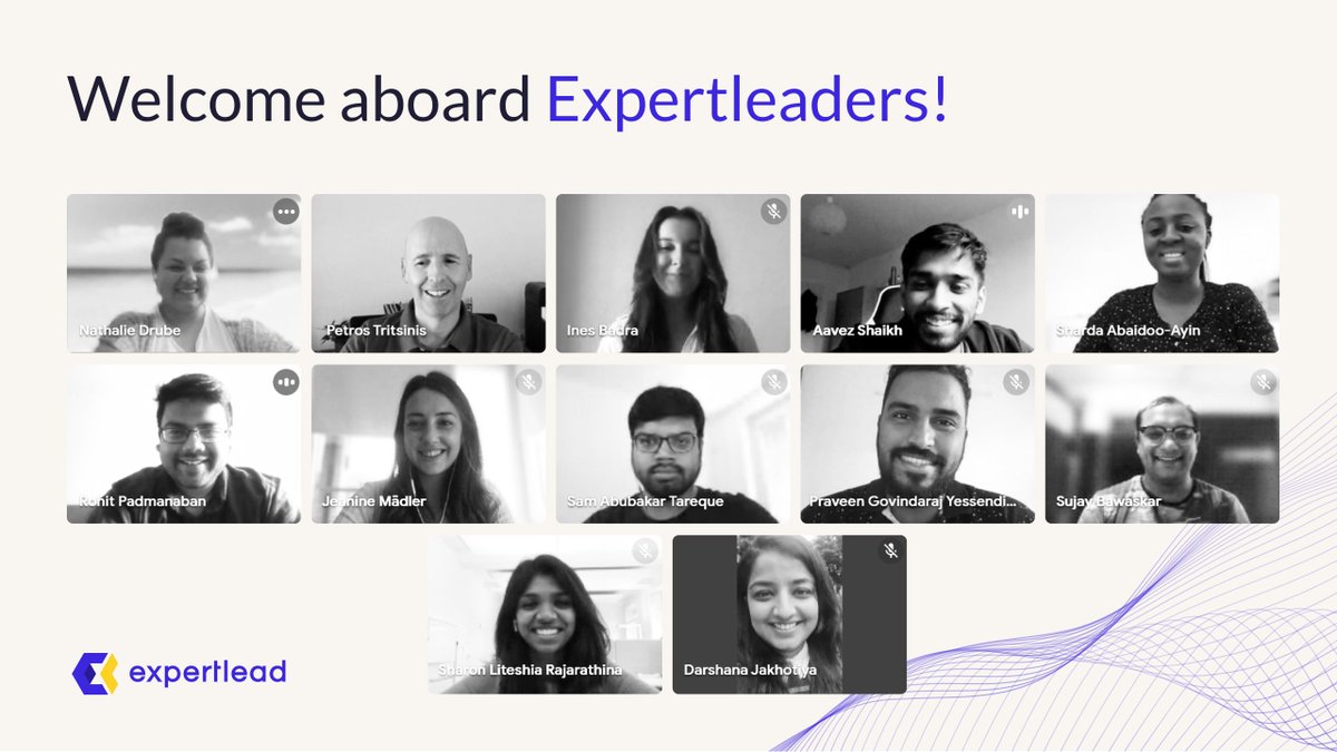 Welcome to our newest bunch of Expertleaders! We're excited to have you as part of the team and can't wait to see what we will all achieve together! 👏🚀

#expertlead #newjoiners #lifeatexpertlead