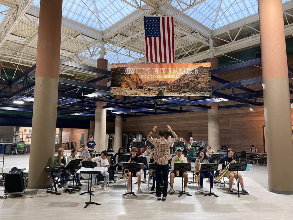 Shout out to our SC jazz band for their amazing music this morning!!!