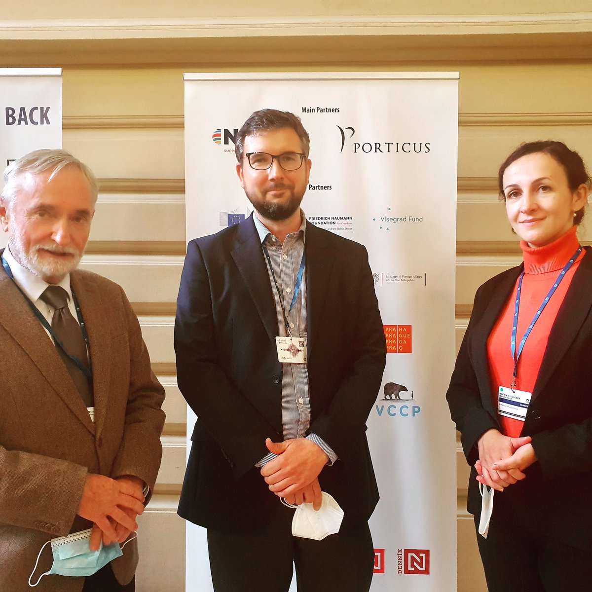 Visegrad Fund (@visegradfund) on Twitter photo Slowly, the world is approaching the post-Covid era. "So, what now?" 🤔 asks the 25th <a href="/Forum_2000/">Forum 2000</a> Conference, attended by our ED Mareš Petr and DED Marianna Neupauerova, on the picture with Jakub Klepal, ED of the Forum 2000. Slowly, the world is approaching the post-Covid era. "So, what now?" 🤔 asks the 25th <a href="/Forum_2000/">Forum 2000</a> Conference, attended by our ED Mareš Petr and DED Marianna Neupauerova, on the picture with Jakub Klepal, ED of the Forum 2000.