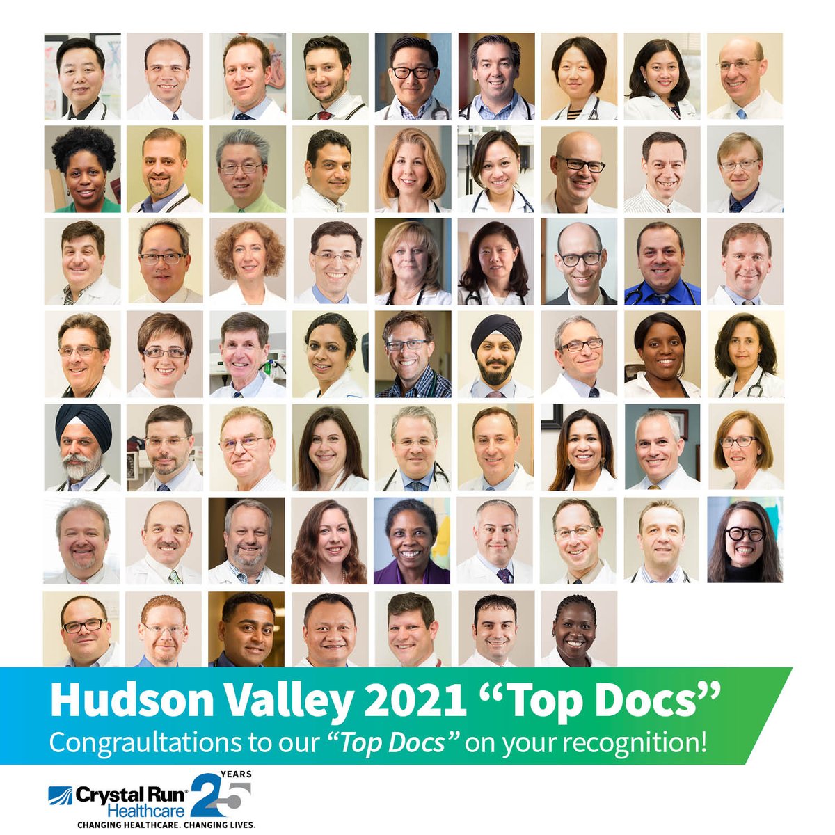 CrystalRun's tweet photo. Congratulations to Crystal Run’s 2021 “Top Doctors” recognized by Castle Connolly and Hudson Valley Magazine. Visit https://t.co/qsmfEe1VTs #WeWantYouHealthy #topdocs #hudsonvalley #local #castleconnolly #HVmagazine #hudsonvalleymagazine https://t.co/nkxQOjTdbt