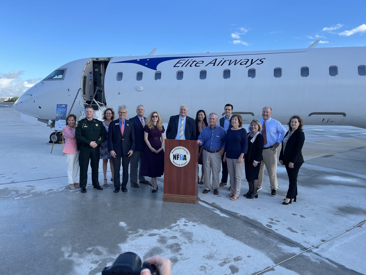 EliteAirways's tweet image. Announcing NEW air service between Newark &amp;amp; St. Augustine, FL - twice-weekly starting Nov. 19 to/from Northeast Florida Regional Airport &amp;amp; Newark Liberty Int'l. Fares start at $129 each way on sale now at hubs.li/H0ZcB-G0 and 877-393-2510 #LovetoFlyAgain @NFRAirport