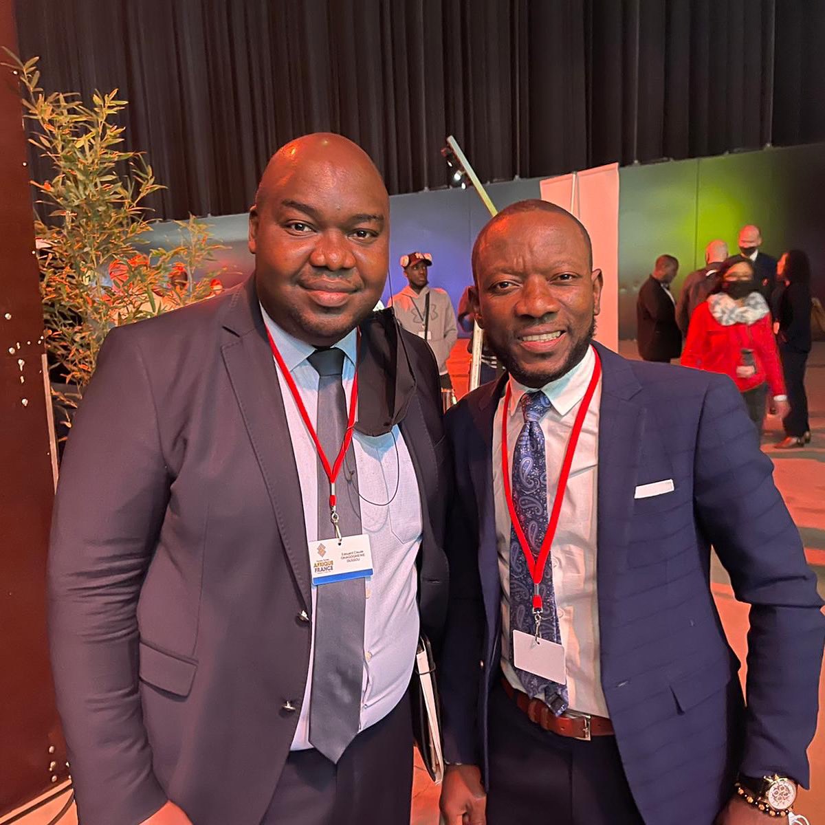 ClaudeOussou's tweet photo. Avec mon très cher camarade promotionnaire du programme #LeadCampus de @HECParisExecEd et #Champion du #recyclage en Côte d’Ivoire, monsieur @kyayus au sommet @AfriqueFrance
#ThanGod #RouteDuSucces https://t.co/hrZQwDM2jr