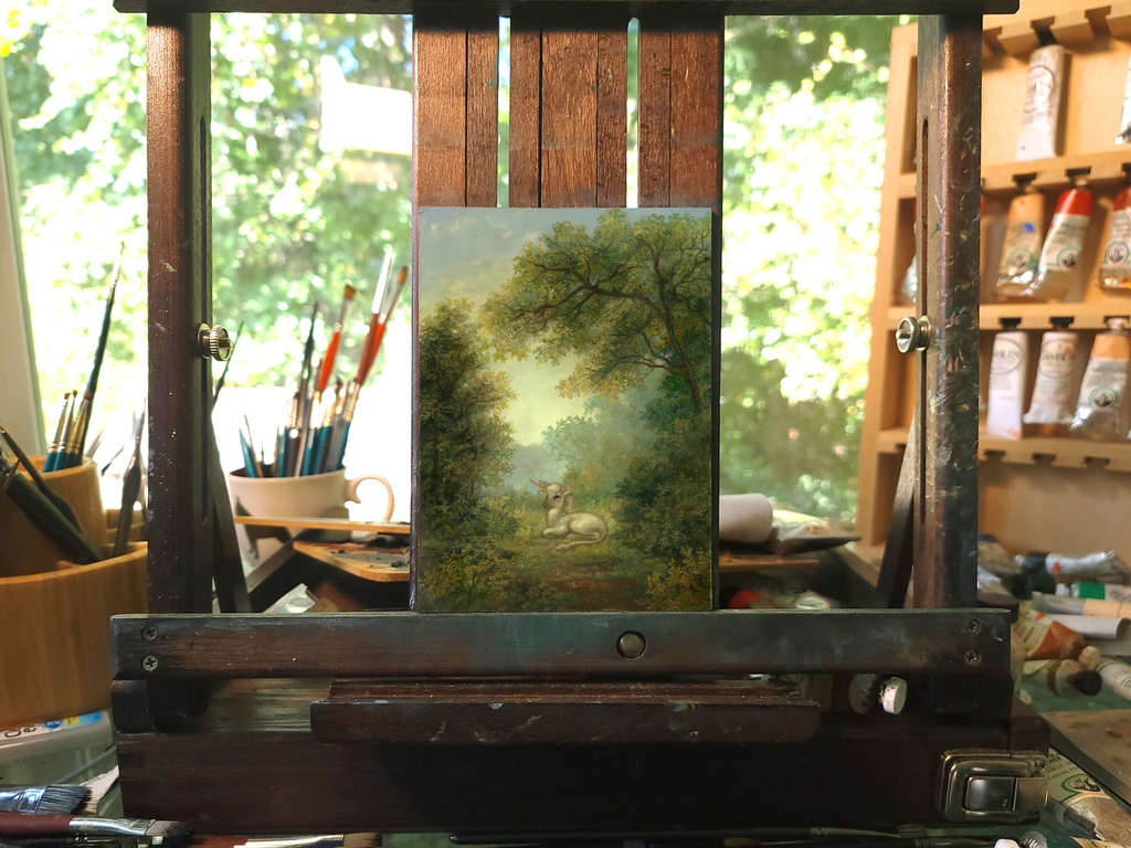 Another mini painting in progress!

#oilpainting #art #painting #oil #oilpainting #traditionalart #PreRaphaelite #creativeprocess #doitfortheprocess #wipoils #stepbystepart #artworkinprogress #wipart #fantasyartist #artinprogress #fantasyillustration #illustrationartist