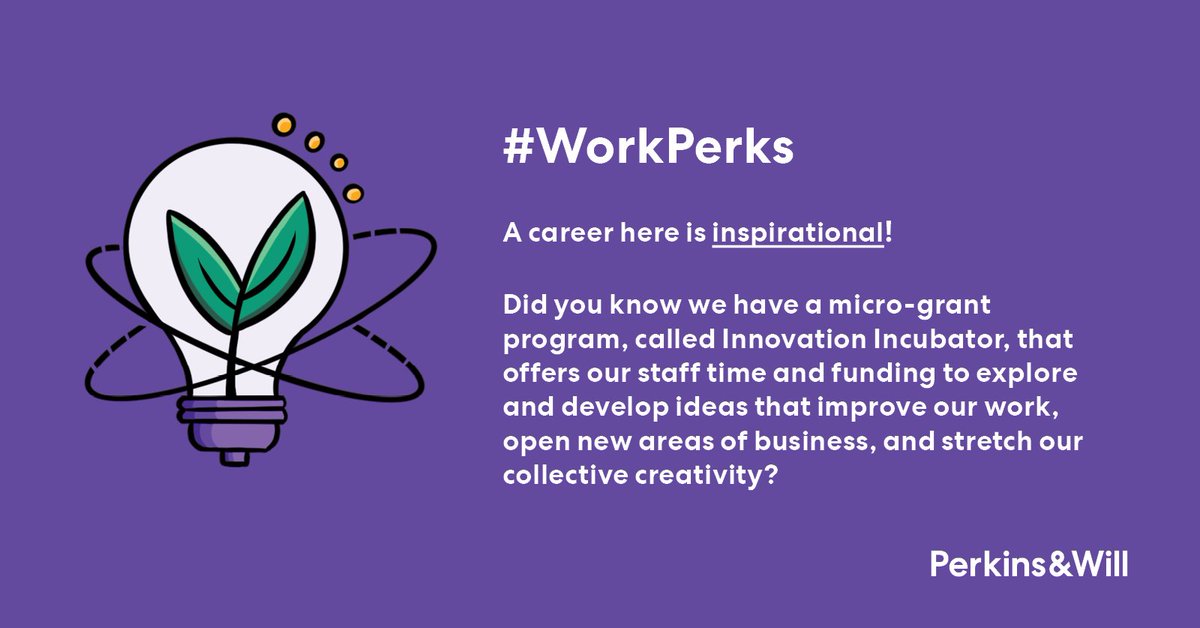 Are you looking for an inspirational opportunity with an innovative firm? Come design your career with us! Visit our Careers Page and apply today!  #WorkPerks recruiting2.ultipro.com/PER1007PWILL/J…