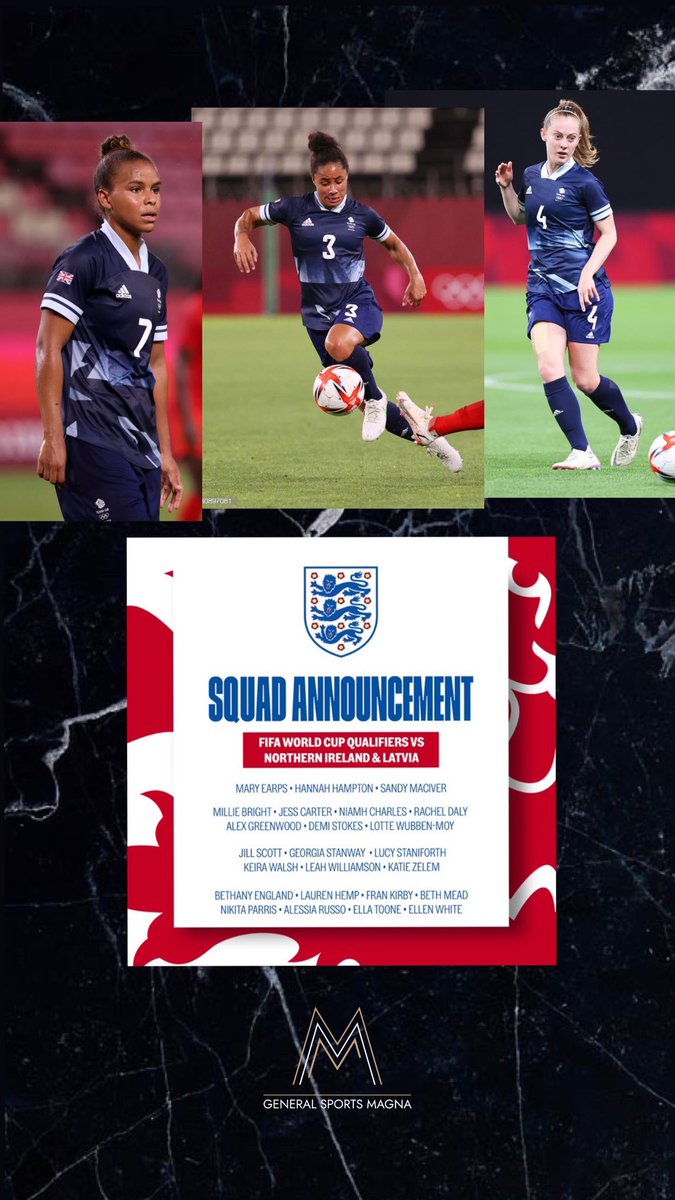 Back on <a href="/Lionesses/">Lionesses</a> duty 🦁🦁🦁

🏃‍♀️ <a href="/lilkeets/">Nikita Parris</a> <a href="/DemiStokes/">Demi Stokes</a> <a href="/keira_walsh/">Keira Walsh</a> 

#MAGNA〽️