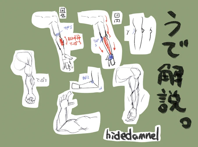 おはようございます。
たまっていた分のhidechannel勉強分
昨日あった口の部分はペンが死んでしまいアナログで作業してたんですが、こちらにはないので明日(自分が忘れないようメモ)
髪のパーツ分け、背景の書き方は勉強になりました。 