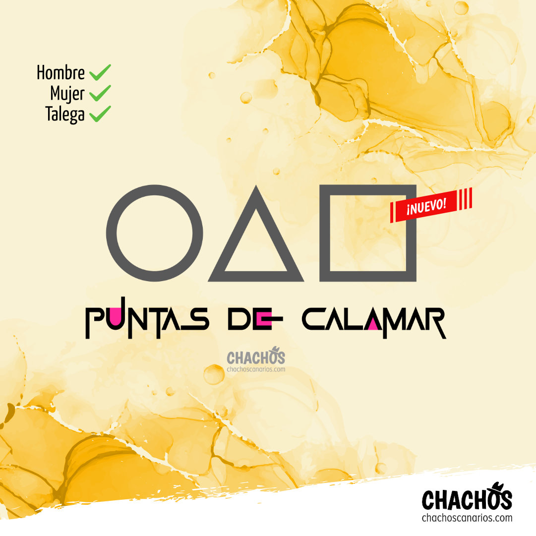 ¿Unas puntitas de calamar para ver tu serie favorita? ¡Sí, por favor! 
#Camisetas disponibles en chachoscanarios.com

#productocanario #camisetasmolonas  #Camiseta #comprocanario #diseñocanario #regalooriginales #regalooriginal #juegodelcalamar #SquidGame #calamares #calamar