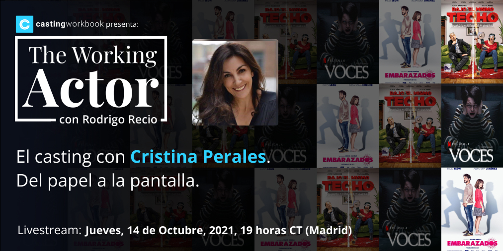 Este próximos JUEVES 14 a las 19 horas tendremos con nosotros a Cristina Perales, en una nueva sesión de 'The Working actor'. Más sobre su bio: 

lnkd.in/diMs4zbAhttps:…

Regístrate ya y anótalo en tu agenda.