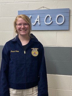 Guess what arrived today? 
FFA Jackets! Junior Grace Coble models jackets for us. The excitement just keeps building and we couldn't be more proud. 
Waco High
#wearewaco #americaneedsfarmers #FFAProud