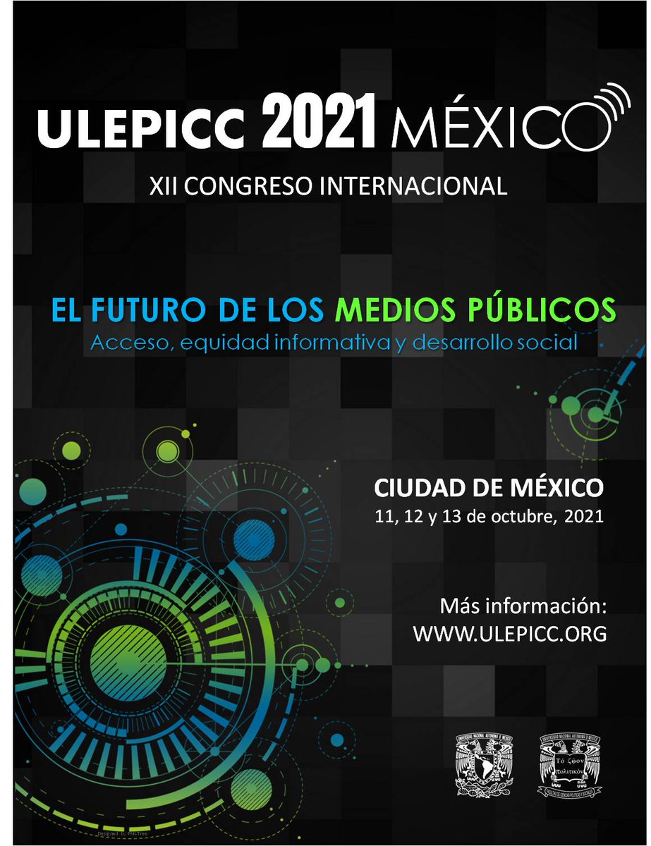 SPRMexico's tweet photo. Sigue el segundo día de actividades del XII Congreso Internacional #ULEPICC (@ulepicc) #MÉXICO 2021 sobre "El futuro de los #MediosPúblicos. Acceso, equidad informativa y desarrollo social".
👉Consulta toda la información sobre las actividades aquí: https://t.co/mmTinsdsb1 https://t.co/QwxwNaECwj