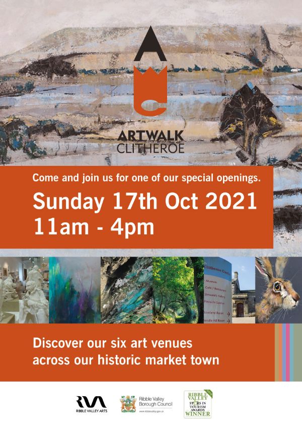 Artwalk Clitheroe Sunday 17th October, click to see newsletter - mailchi.mp/ribblevalley/a…