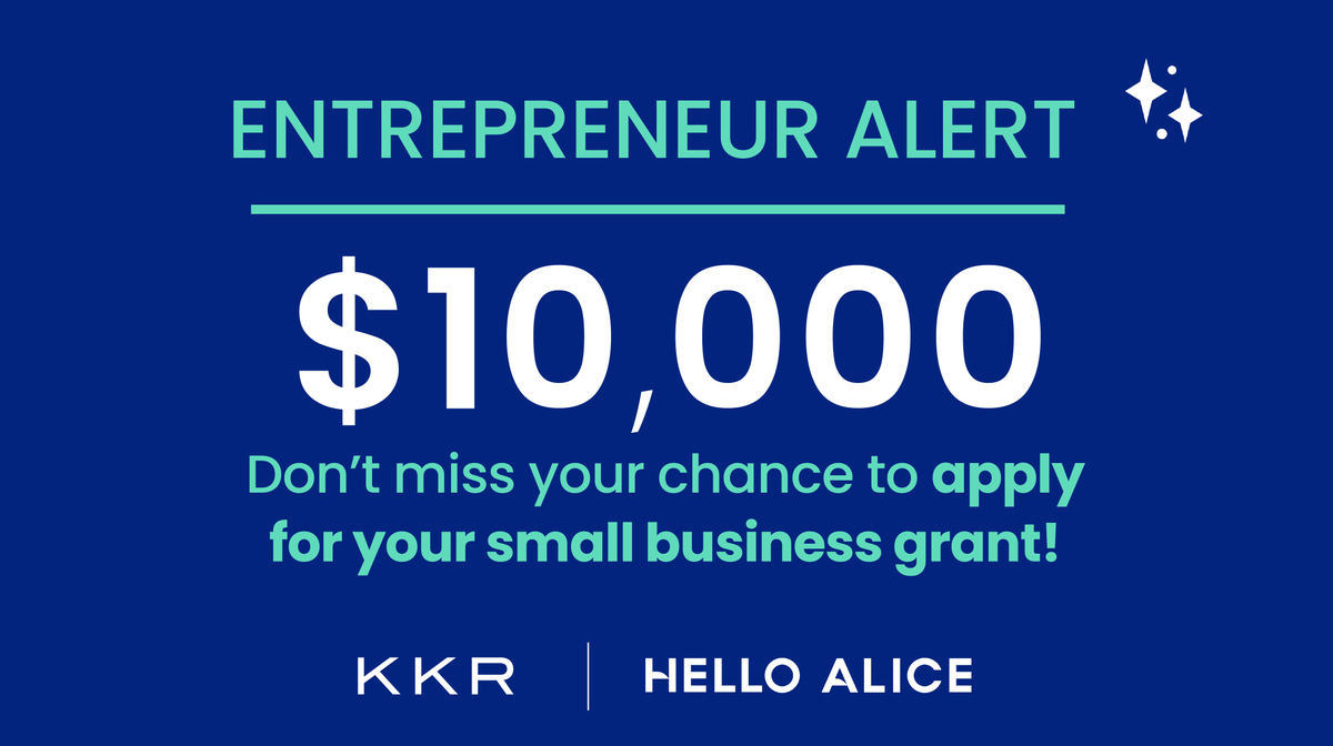 There are just a few days left to apply for a $10K #smallbusinessgrant and @KKR_Co mentoring through the #KKRSmallBusinessBuilders program. Applications for this round of funding will close at 6 p.m ET on 10/15. Learn more and apply now at hialice.co/social-KKR!