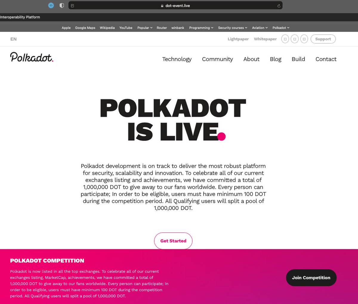 michalis_fr's tweet photo. Giveaway scam site:
dot-event[.]live

@Namecheap please take it down

@dubstard https://t.co/QHQMgQ0SeE