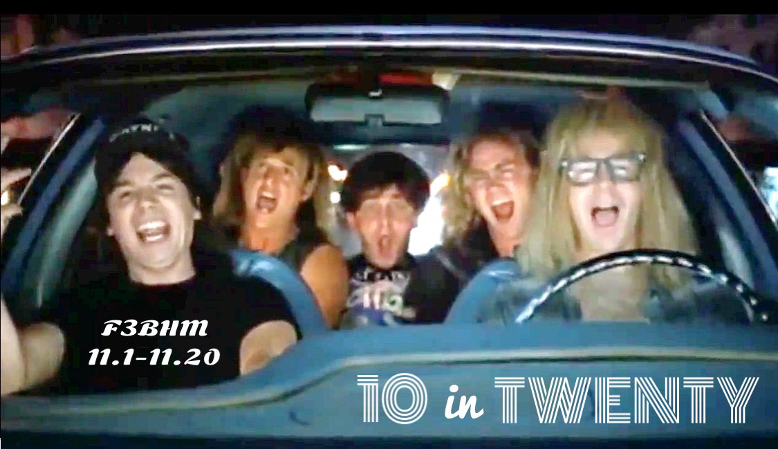 IT’S BACK.

Nov. 1-20. Visit 10 AOs in 20 days. You have 38 to choose from. #10n20