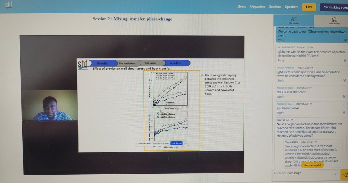 112 inscrits à notre événement online Dispersed Two-Phase Flows qui a démarré ce matin.