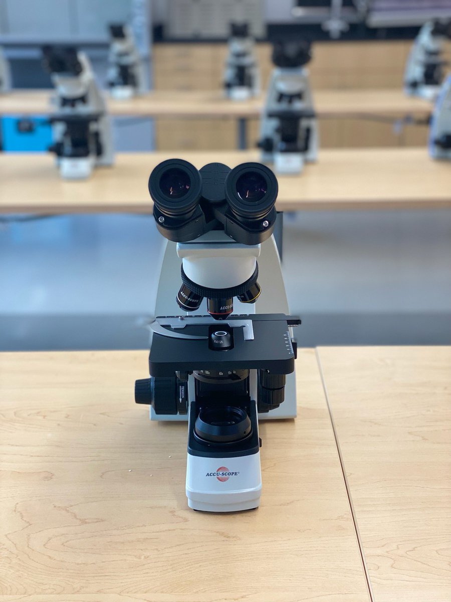 WssuBiology's tweet photo. @WSSUBiology welcomes our new fleet of microscopes. Unleashing student genius one lab at a time. #WSSU #researchrams #researchramsbio #blackinstem #blackinstemed #WSSU22 #WSSU23 #WSSU24 #WSSU25 https://t.co/sPmpQr90E1