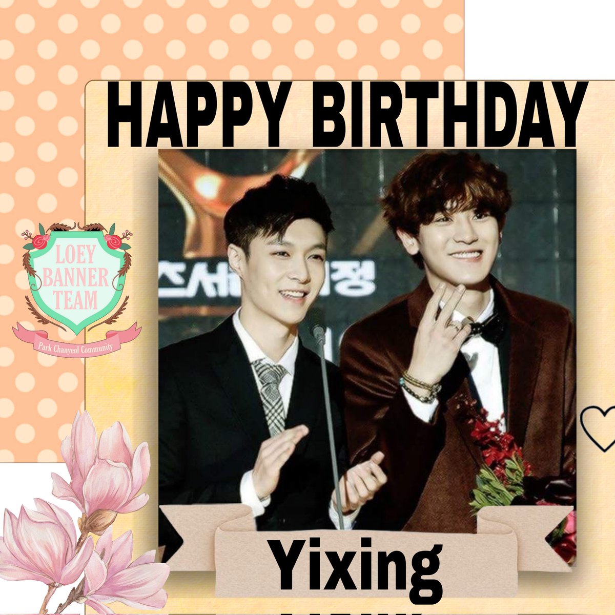 loey_team's tweet photo. BIRTHDAY YIXING 🍒🤗
Let's continue supporting the #CHANYEOL community at Celeb🤗❤
@weareoneEXO
#EXO #Yeol #HappyBirthdayYixing #Loey #EXO_SC #Chanyeol #loey_team https://t.co/r3wzybkg0k