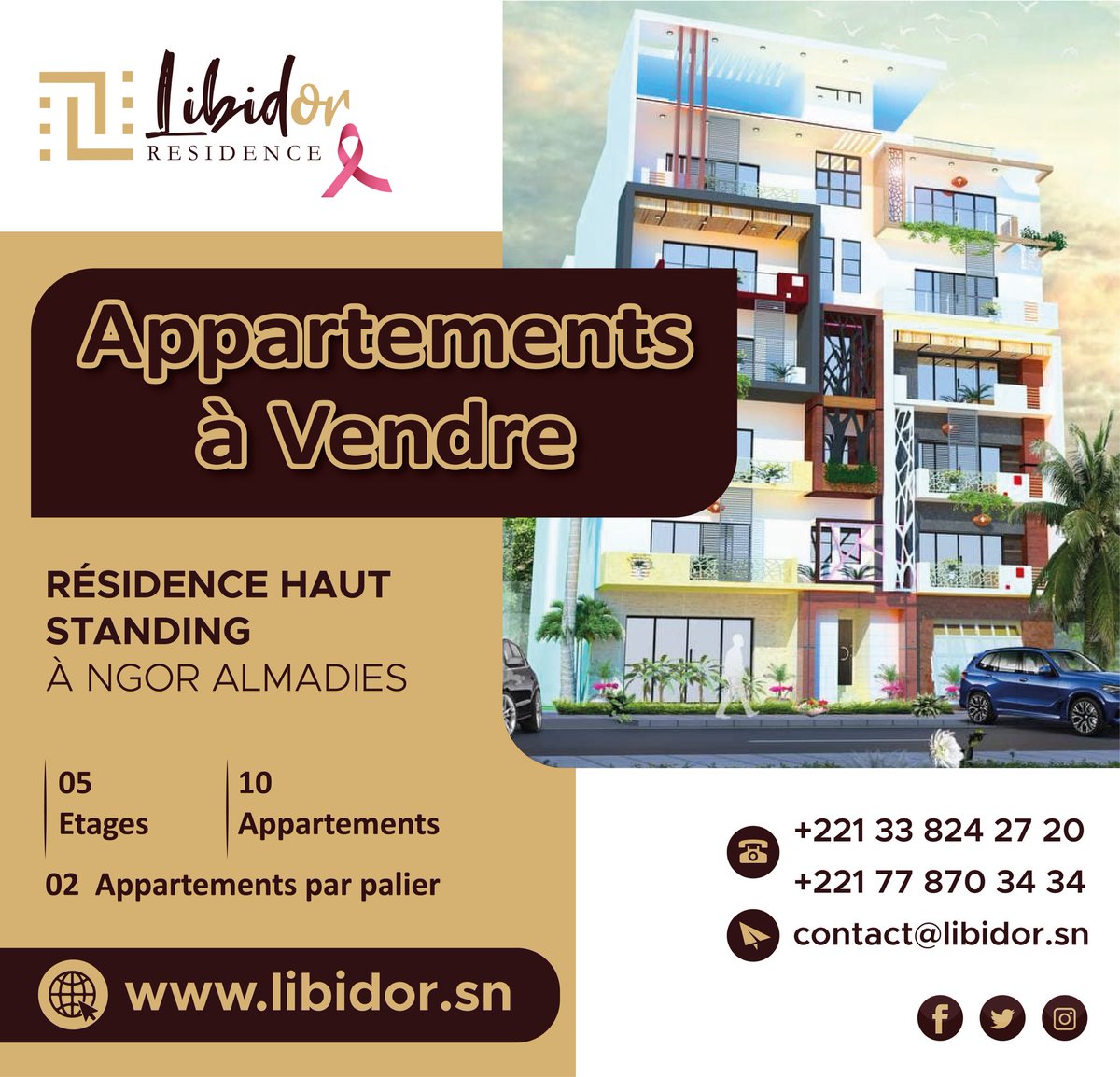 RLibidor's tweet photo. Nos appartements sont conçus spécialement pour votre satisfaction #residence Libidor

Pour visitez l'appartement témoin contactez-nous

 (+221) 778703434
📨  contact@libidor.sn
🔎  https://t.co/en7AuUbXmA

#immobilier #investirausénégal #habiterdakar #senegal #kebetu #octobrerose https://t.co/f3ncirYQPC