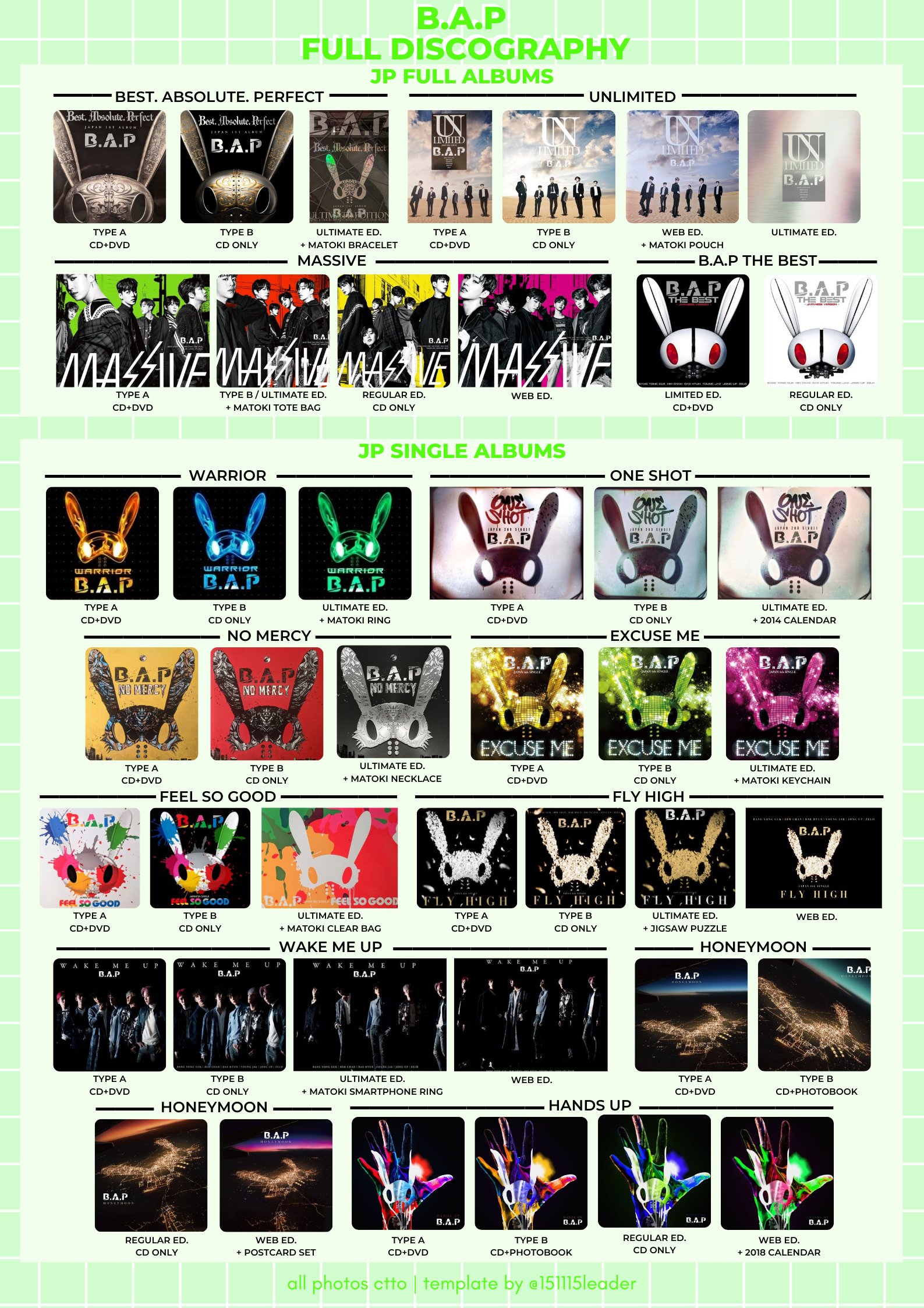 梁 ! on Twitter: "B.A.P album template pt.1 : korean &amp; japanese albums  feel free to use/qrt! I\