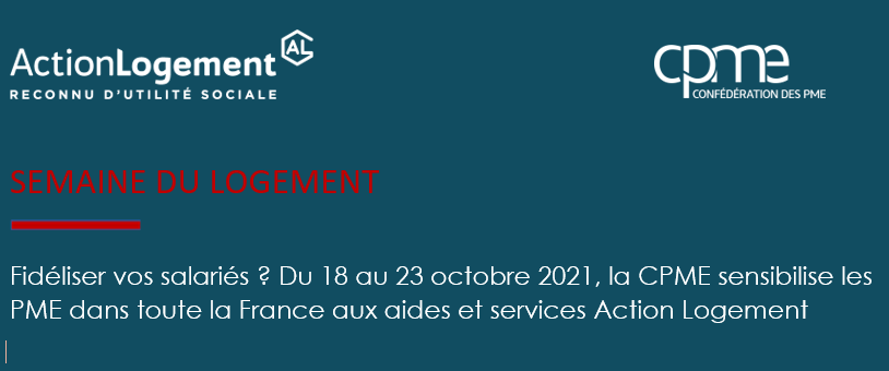 [#Webinaire] Quelle est la place d’Action Logement au coté de la CPME Bretagne pour accompagner les #PME #TPE dans leur développement ?

Rendez-vous le 21 Octobre 2021 à 13h30
Pour s'inscrire =====>cpme-bretagne.fr/%C3%A9v%C3%A8n…