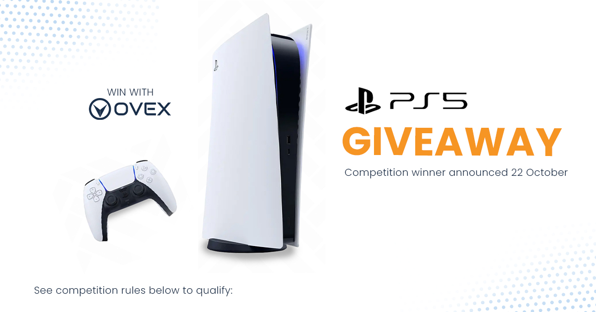RULES TO ENTER:
(1) Retweet and Like
(2) Follow the official OVEX Twitter [@ovexio] page
(3) Tag (@) your friends(s) in the comment section below
Each Tag = 1 Entry (multiple entries allowed)
    - no batch-tagging (1 tag per comment only)
    - no re-tagging (unique tags only)